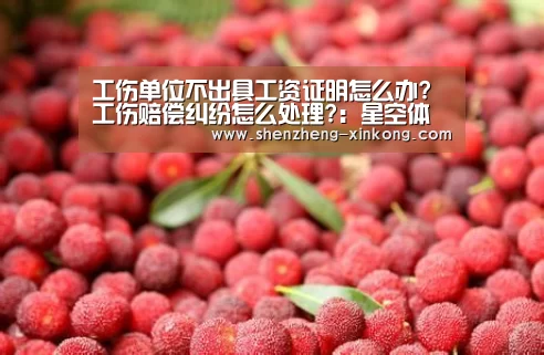 工伤单位不出具工资证明怎么办?工伤赔偿纠纷怎么处理?：星空体